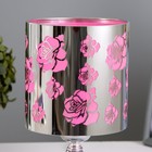 Аромалампа с подсветкой «Цветы» E14 40 Вт +RGB черный 12×12×22.5 см - Фото 4