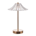 Светильник настольный RISALUX «Джемма», интерьерный, сенсорный, LED, 10 Вт, АКБ, золото, 20×20×32 см - Фото 15