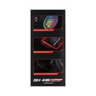 Наушники Xtrike Me GH-416, игровые, полноразмерные, подсветка, mic, USB, 2 м,чёрный - фото 9390273