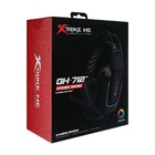 Наушники Xtrike Me GH-712, игровые, полноразмерные, подсветка, mic, USB + 3.5мм, 2 м,чёрные - Фото 4