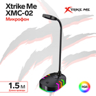 Микрофон XTrike Me XMC-02, на подставке, USB, 1.5 м, чёрный - Фото 1