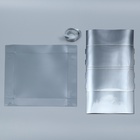 Коробка подарочная складная, упаковка, «Серебряная», 20 х 20 х 10 см (комплект 2 шт) - фото 29816247