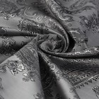 Ткань подкладочная «Огурцы», 100 % полиэстер, 1 × 1,4 м, цвет серый - Фото 2