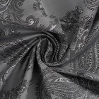 Ткань подкладочная «Огурцы», 100 % полиэстер, 1 × 1,4 м, цвет серый - фото 321216063