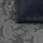 Ткань подкладочная «Огурцы», 100 % полиэстер, 1 × 1,4 м, цвет серый - Фото 6