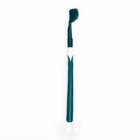 Зубная щётка для животных 360 градусов, зелёная/белая, 17,5 см - фото 9390310