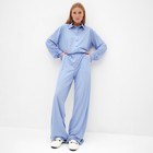 Комплект женский (сорочка, брюки) MINAKU: Home collection цвет голубой, р-р 52 - Фото 3