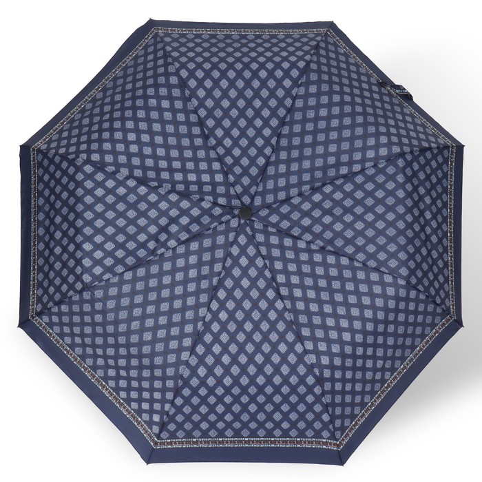 Зонт полуавтоматический «Орнамент», эпонж, 3 сложения, 8 спиц, R = 48 см, цвет МИКС - фото 1908101347