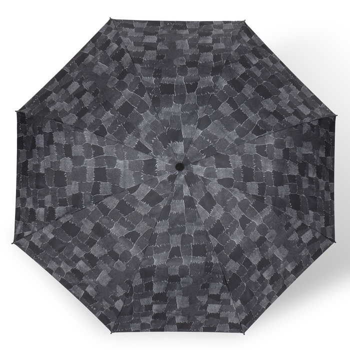 Зонт механический «Ячейки», эпонж, 4 сложения, 8 спиц, R = 50 см, цвет МИКС - фото 1905196129