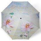 Зонт механический «Лилии», эпонж, 4 сложения, 8 спиц, R = 47 см, цвет МИКС - Фото 14