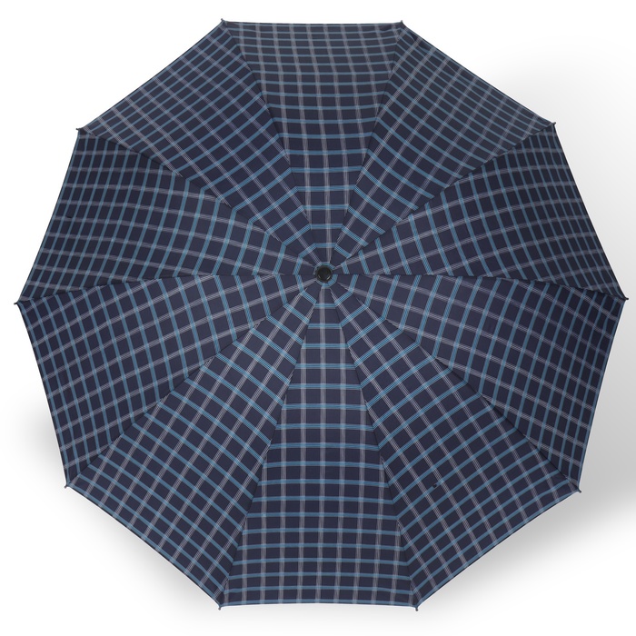 Зонт механический «Клетки», эпонж, 4 сложения, 10 спиц, R = 53 см, цвет МИКС - фото 1905196216
