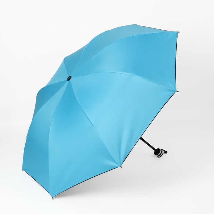 Зонт механический «Гармония», эпонж, 4 сложения, 8 спиц, R = 49 см, цвет МИКС - фото 1908101501