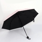 Зонт механический «Бабочки», с проявляющимся рисунком, эпонж, 4 сложения, 8 спиц, R=49/55 см, d=98 см, розовый - Фото 3