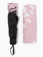 Зонт механический «Бабочки», с проявляющимся рисунком, эпонж, 4 сложения, 8 спиц, R=49/55 см, d=98 см, розовый - Фото 3