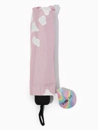 Зонт механический «Бабочки», с проявляющимся рисунком, эпонж, 4 сложения, 8 спиц, R=49/55 см, d=98 см, розовый - Фото 4