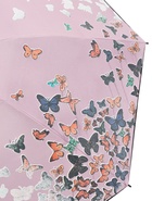 Зонт механический «Бабочки», с проявляющимся рисунком, эпонж, 4 сложения, 8 спиц, R=49/55 см, d=98 см, розовый - Фото 6