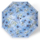 Зонт механический «Ромашки», эпонж, 4 сложения, 8 спиц, R = 48 см, цвет МИКС - Фото 6
