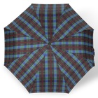 Зонт полуавтоматический «Крупная клетка», 3 сложения, 8 спиц, R = 48 см, цвет МИКС - фото 9390587