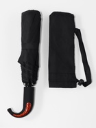 Зонт полуавтоматический «Однотон», 3 сложения, 8 спиц, R=49/57 см, d=98 см, чёрный - Фото 3