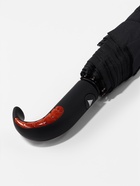 Зонт полуавтоматический «Однотон», 3 сложения, 8 спиц, R=49/57 см, d=98 см, чёрный - Фото 4