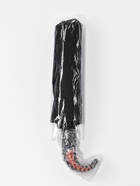 Зонт полуавтоматический «Однотон», 3 сложения, 8 спиц, R=49/57 см, d=98 см, чёрный - Фото 6