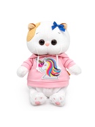 Мягкая игрушка «Кошечка Ли-Ли BABY», в худи с единорогом, 20 см - Фото 3