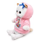 Мягкая игрушка «Кошечка Ли-Ли BABY», в худи с единорогом, 20 см - Фото 4