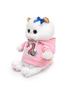 Мягкая игрушка «Кошечка Ли-Ли BABY», в худи с единорогом, 20 см - Фото 4