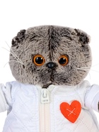 Мягкая игрушка «Басик», в стеганой куртке и комбинезоне, 22 см - фото 7623210