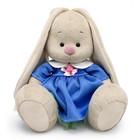 Мягкая игрушка «Зайка Ми», в синем платье с розочками, 23 см - фото 321216759