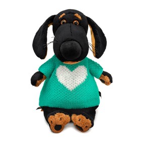 Мягкая игрушка «Ваксон», в свитере с сердцем, 25 см