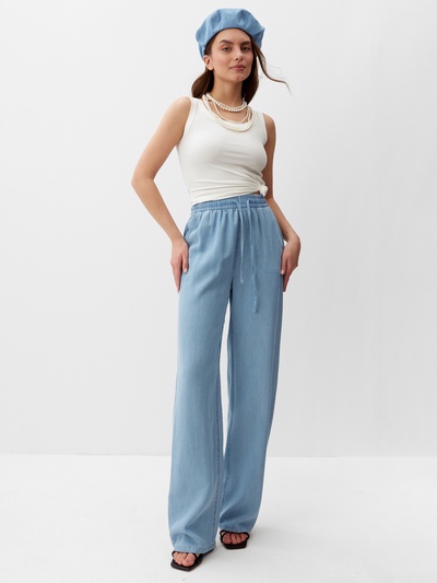 Брюки женские MIST Denim, размер 44 (M), голубые