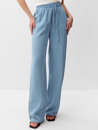 Брюки женские MIST Denim, размер 46 (L), голубые