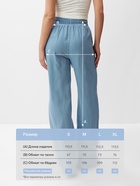 Брюки женские MIST Denim, размер 46 (L), голубые - Фото 2