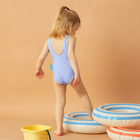 Купальник детский слитный Крошка Я «Русалка», рост 98-104 см, фиолетовый - фото 24443605