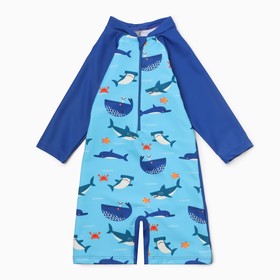 Купальный костюм детский Крошка Я "Рыбы" рост 92-98 см