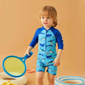 Купальник детский «Крошка Я. Рыбы» рост 98-104 см, голубой 9925178