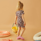 Купальник для девочки «Крошка Я. Леопард», рост 86-92 см, бежевый - Фото 4