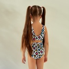 Купальник для девочки слитный KAFTAN «Леопард», белый, размер 32 (110-116 см) 9928243