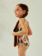 Купальник для девочки слитный KAFTAN «Леопард», розовый, размер 30 (98-104 см) - Фото 5