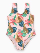 Купальник для девочки слитный KAFTAN «Леопард», розовый, размер 30 (98-104 см) - Фото 6