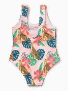 Купальник для девочки слитный KAFTAN «Леопард», розовый, размер 30 (98-104 см) - Фото 8