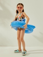 Купальник для девочки слитный KAFTAN «Леопард», розовый, размер 34 (122-128 см) - Фото 3