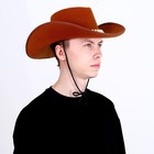 Шляпа ковбойская, с клыками, р-р. 60 - фото 20596959