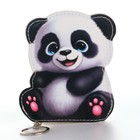 Кошелек детский "Пухлая панда", 8*11 см - фото 9457879
