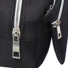 Пенал школьный Calligrata, мягкий, 3 отделения, 130×210×100 мм, объёмный, чёрный - Фото 4