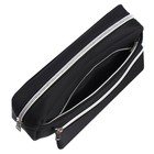 Пенал школьный Calligrata, мягкий, 3 отделения, 130×210×100 мм, объёмный, чёрный - Фото 6