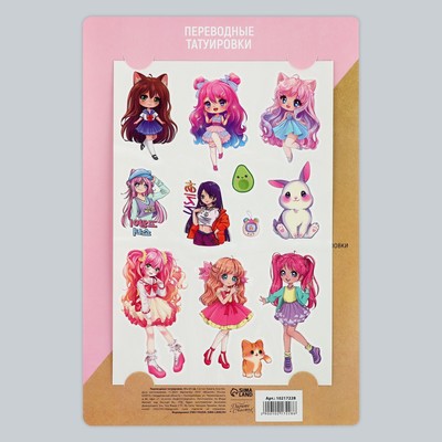 Переводные тату «Девчонки», 14 х 21 см