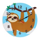 Часы настенные детские "Ленивец", бесшумные, АА - фото 321400834