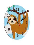 Часы настенные «Ленивец», детские, бесшумные, плавный ход, от батарейки 1×АА - Фото 2